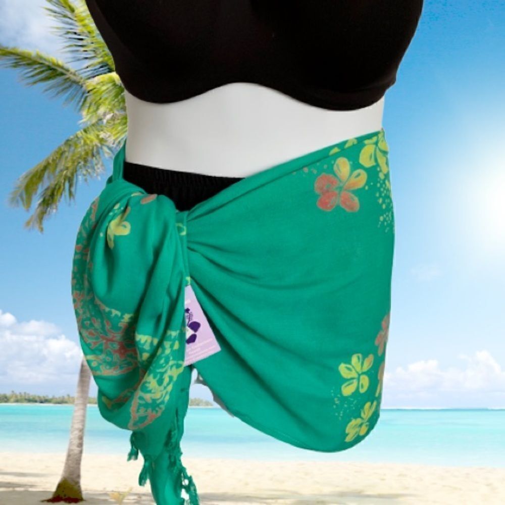 Hibiscus Themed Sarong 